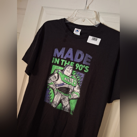 Buzz Lightyear Disney-Pixar 'Made in the 90's' black t-shirt, Sz. L unisex - Picture 3 of 5